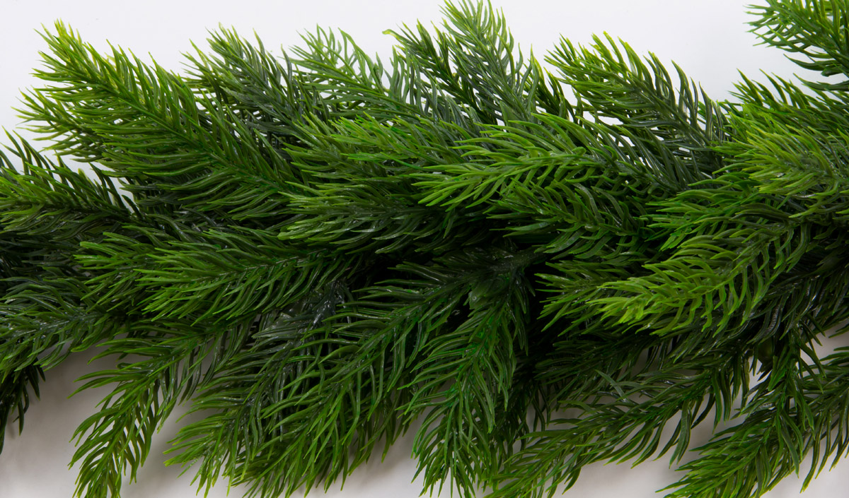 Tannengirlande Mit Schneeoptik - 175cm Künstliche Tannengirlande Aus Kunststoff (120 Zweige, PE Material)