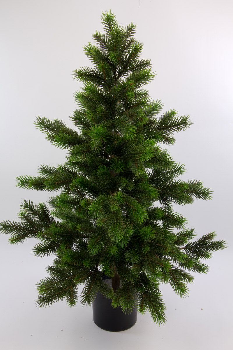 Wald-Tannenbaum Deluxe 80cm FI künstlicher Weihnachtsbaum Kunststoff 