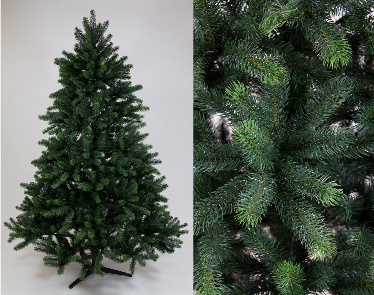 Dieser künstliche Tannenbaum / Weihnachtsbaum Premium hat eine Höhe
